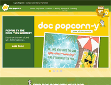 Tablet Screenshot of docpopcorn.com